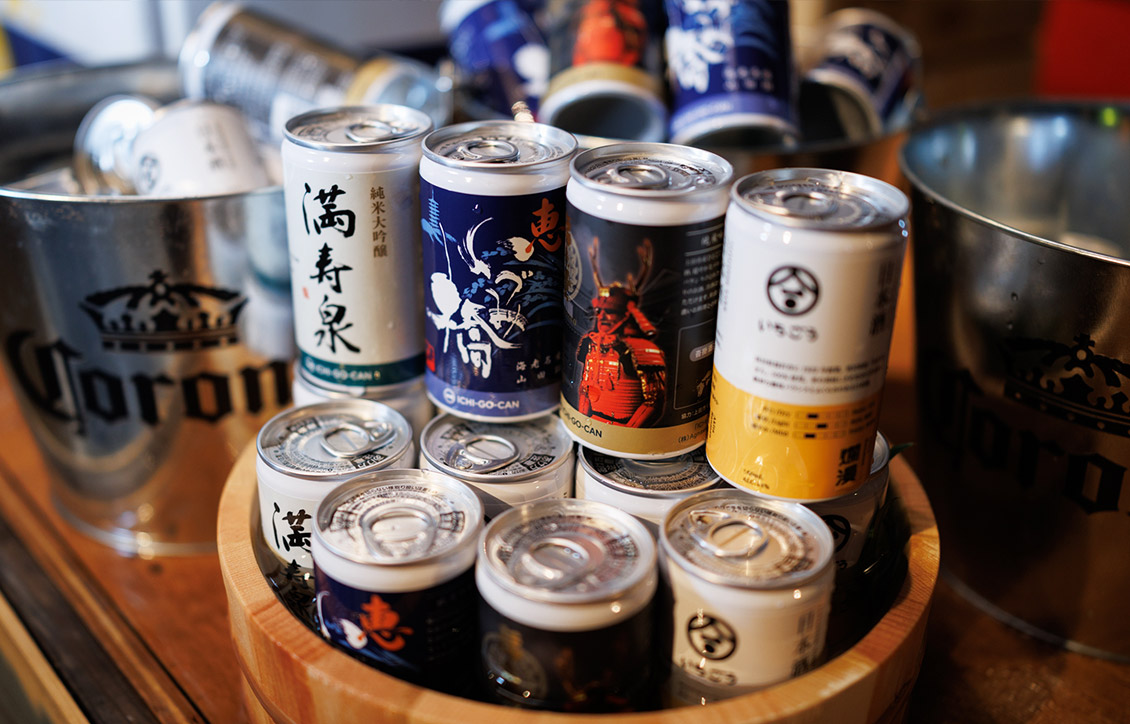 일본 각지에서 엄선한 프리미엄 니혼슈